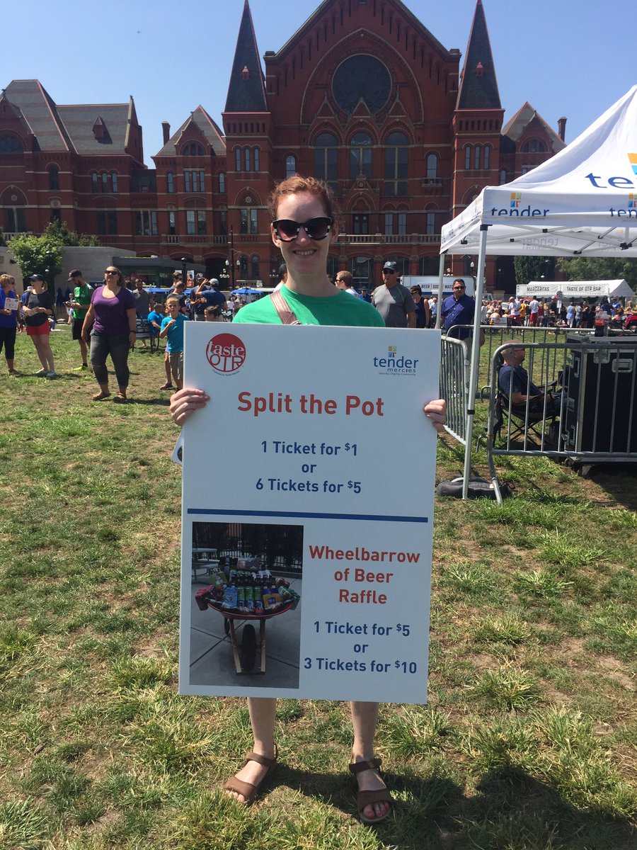 Split the pot is 1 for $1 or 6 for $5! Wheelbarrow of beer 1 for $5 or 3 for $10. Support #TenderMercies