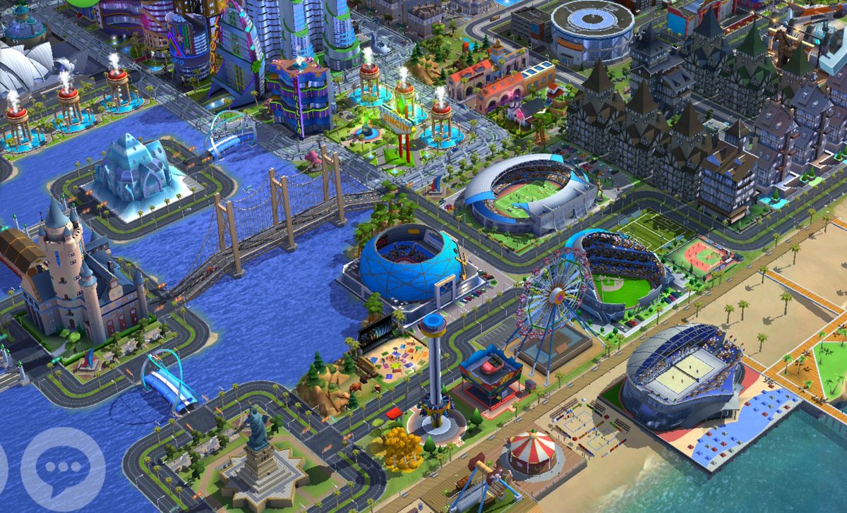 Simcity Bildit Fwf ビーチとスポーツエリア Simcitybuildit シムシティビルドイット