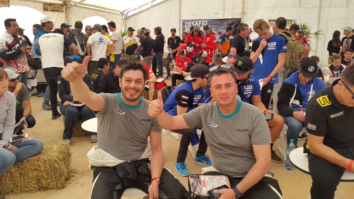 Y así comienza el #DR40Norte ... @ColcarRT <a href="/PITUSCHOLZ/">Sebastián "Pitu" Scholz</a> <a href="/soleCRT/">Sole Prieto</a>