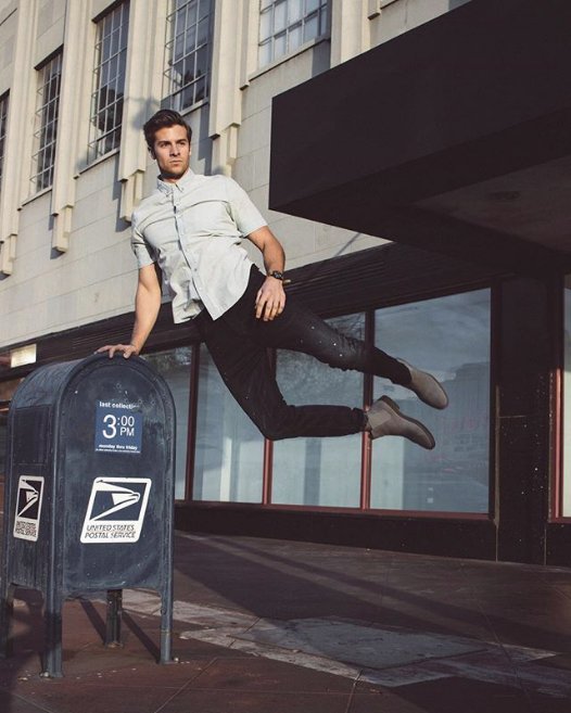 AMP3PR's tweet photo. Denim that moves @cr7limitless @parkeryorksmith #amp3client https://t.co/gy1SsWCP8J