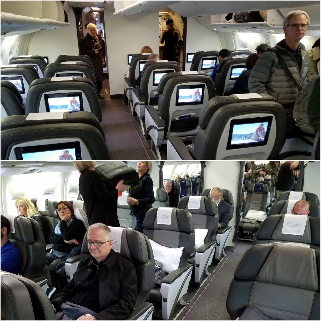 TripPlusTravel's tweet photo. First time trying @Icelandair Saga Class, very special experience!! #icelandair #sagaclass #boeing767 https://t.co/pQ6fxCakhm
