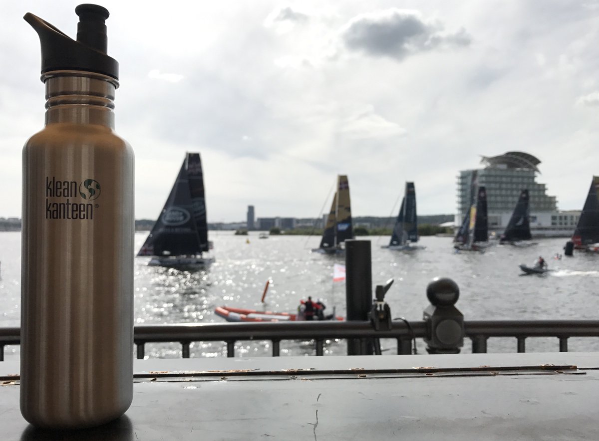 extremesailing's tweet photo. Big thanks to @kleenkanteen for supplying the #extremesailing team with reusable bottles so we can reduce our use of single-use plastics ♻🌍 https://t.co/lXlmXgUNis