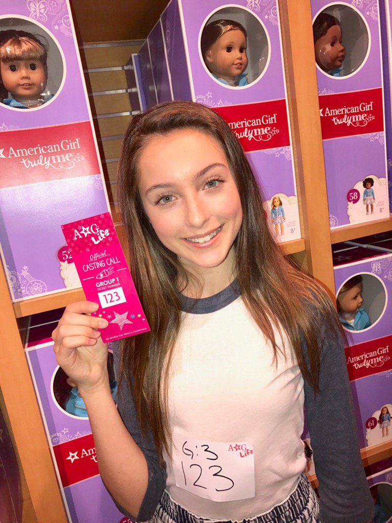 AshleyLanzoni's tweet photo. Great day on 8/24 @American_Girl store in NYC!!! Super fun audition for #TeamAGLife !!!  💖   #AshleyLanzoni https://t.co/3Zyi0buWNJ