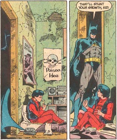 Thank you #DCComics for showing #JasonTodd/#Robin smoking! You can bet it's  a #Marlboro! #Baturday #Batman #Smoking #ComicBooks #Cigarette