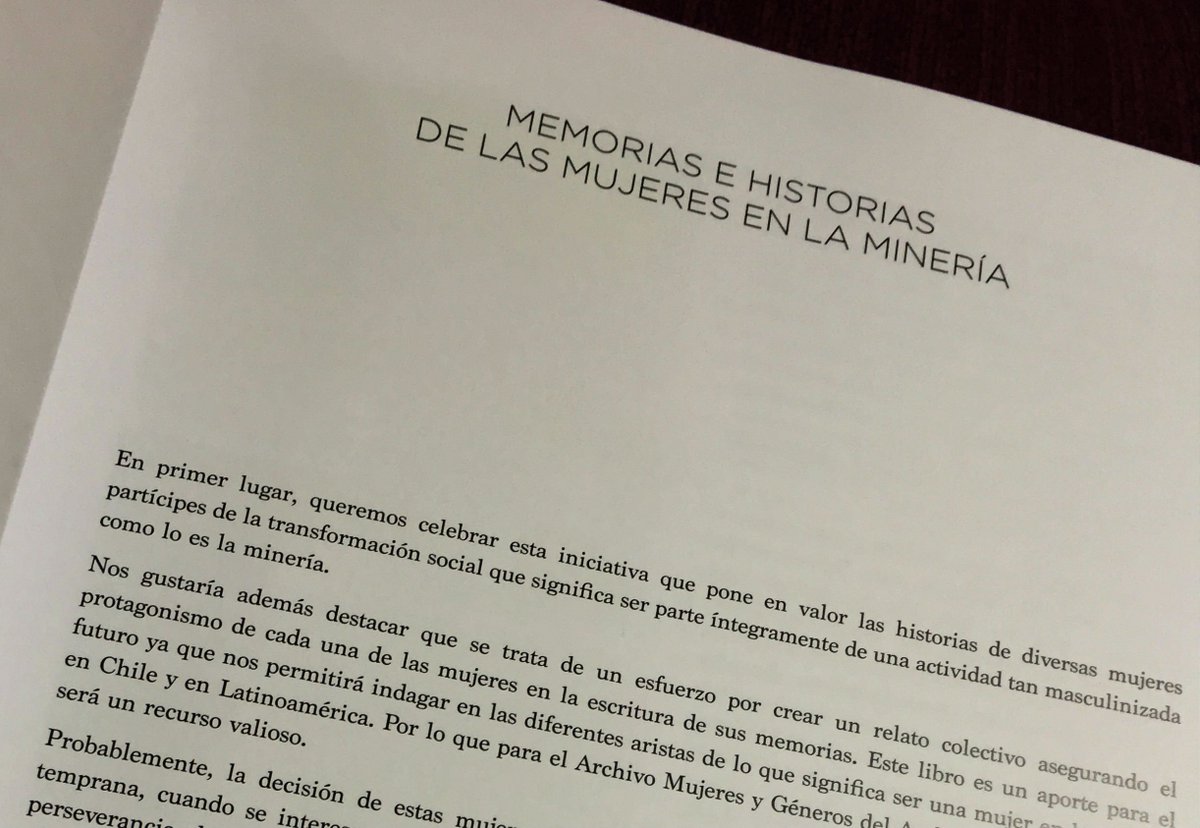 ReporteMinero's tweet photo. CONCURSO: Gana este libro “100 mujeres y sus historias en la minería chilena” de @wimchile. ¿Cómo participar? ->-> https://t.co/W0EVF5mM1j https://t.co/sLf8I1w62H