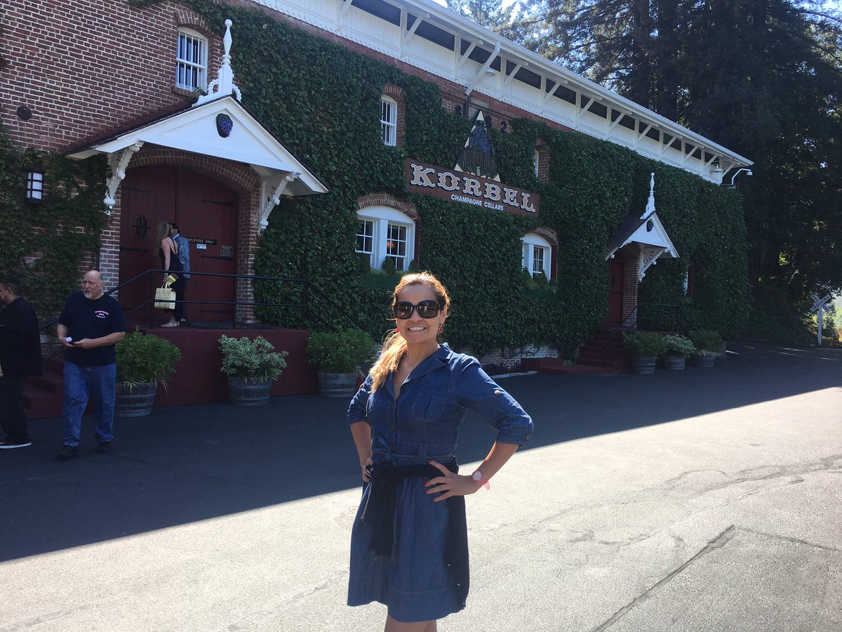 CubasforCouncil's tweet photo. #Buildingchcc. Sonoma wine tour Korbel. https://t.co/98yE3iUjtE