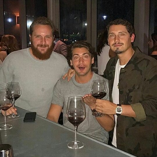 CrisCabFanBase's tweet photo. @criscab with his brother @tomas.cbrerizo and his friend @ansonhunter  at La Petite Maison #CrisCab #CrisCab_FanBase #TeamCrisCab https://t.co/n7Qjc5d0fp
