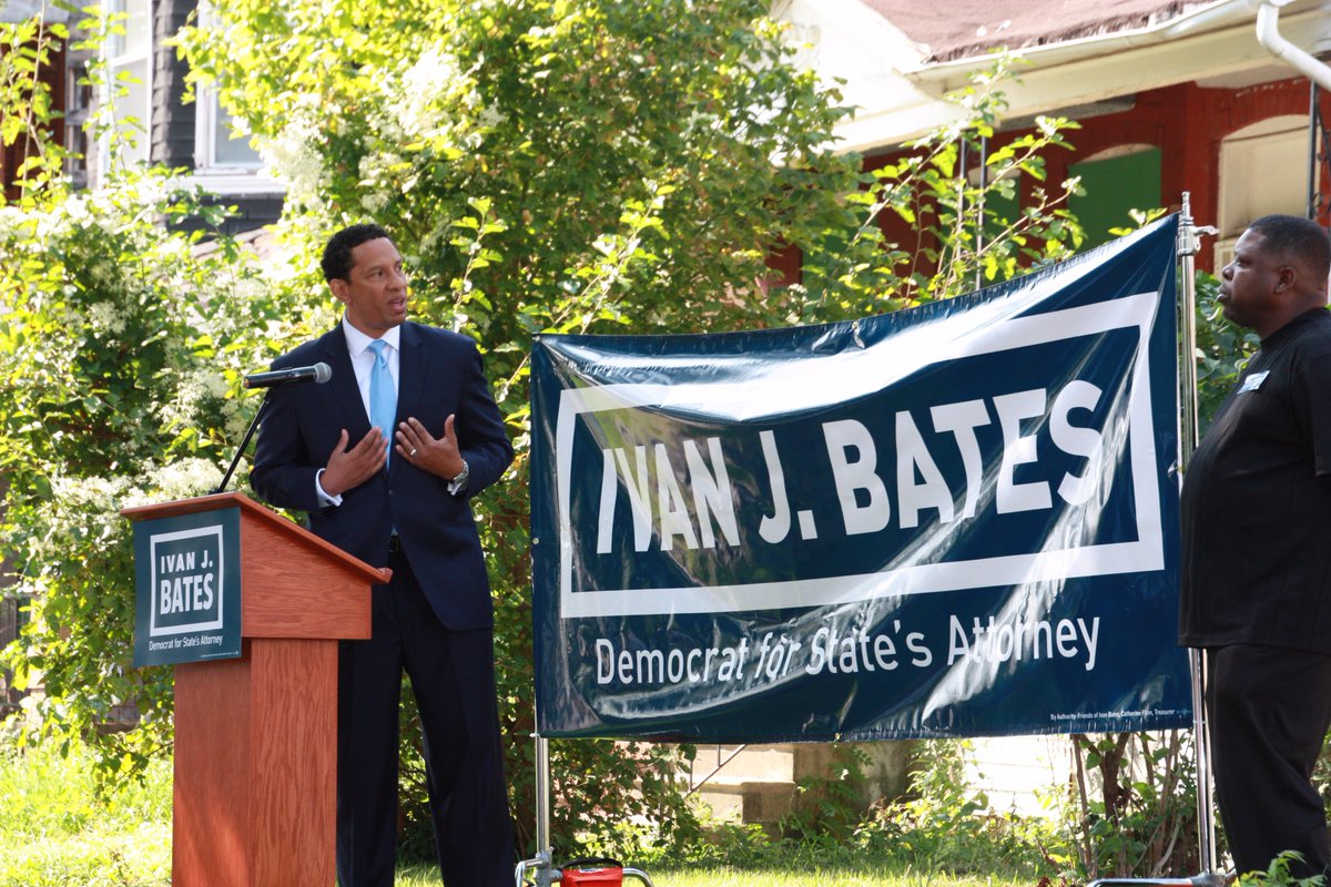 ivanjbates's tweet image. It's official. I'm running for Baltimore City State's Attorney. Crime is out of control. It's time for change!