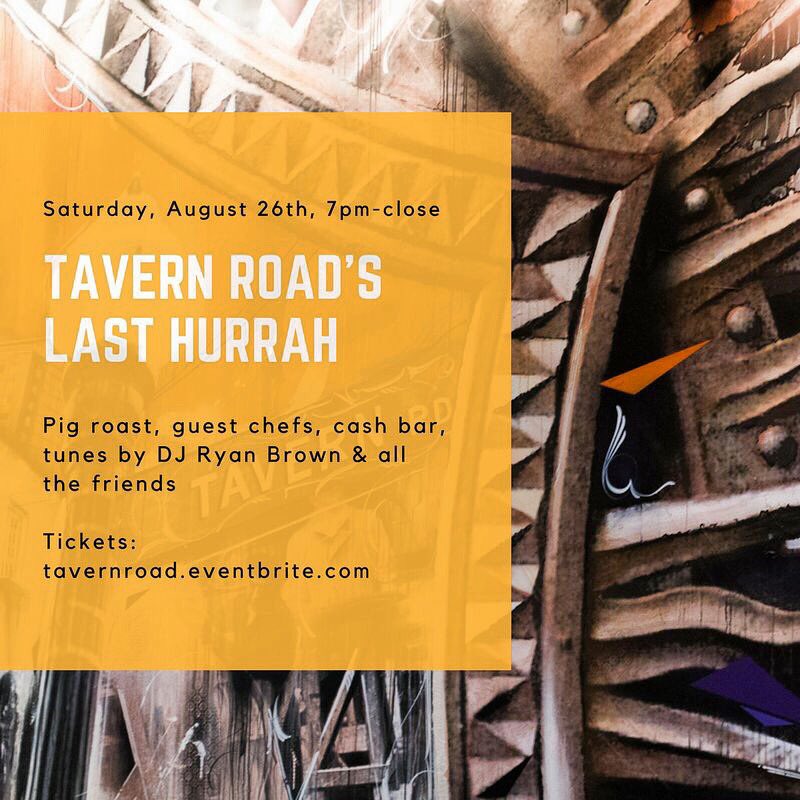 Let's party. 🙌 tavernroad.eventbrite.com