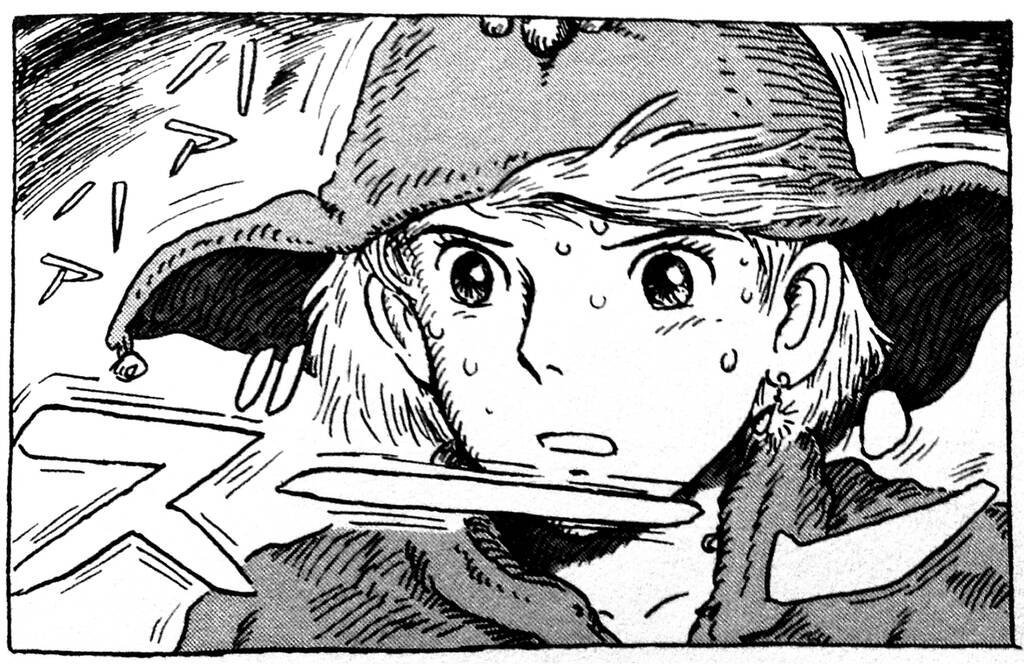 gen_ghibli's tweet image. Hayao Miyazaki comenzó el manga de 'Nausicaä' en 1982 y lo finalizó en 1994. La película solo adapta el inicio y crea un final alternativo.