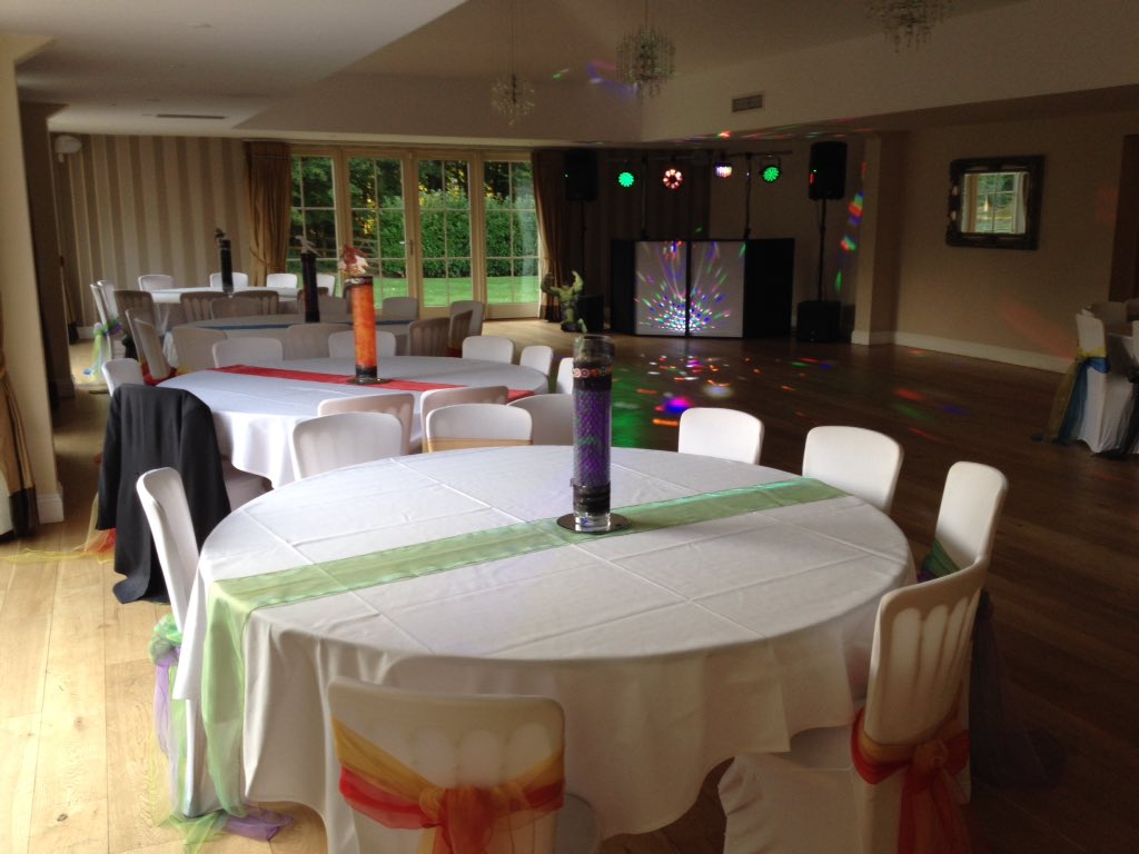 sensationdiscos's tweet photo. Final weekend of what's been our busiest August to date a few pics of this weeks gigs so far #weddingday @KelhamHouse #August2017 https://t.co/3Iw2NMTgg3