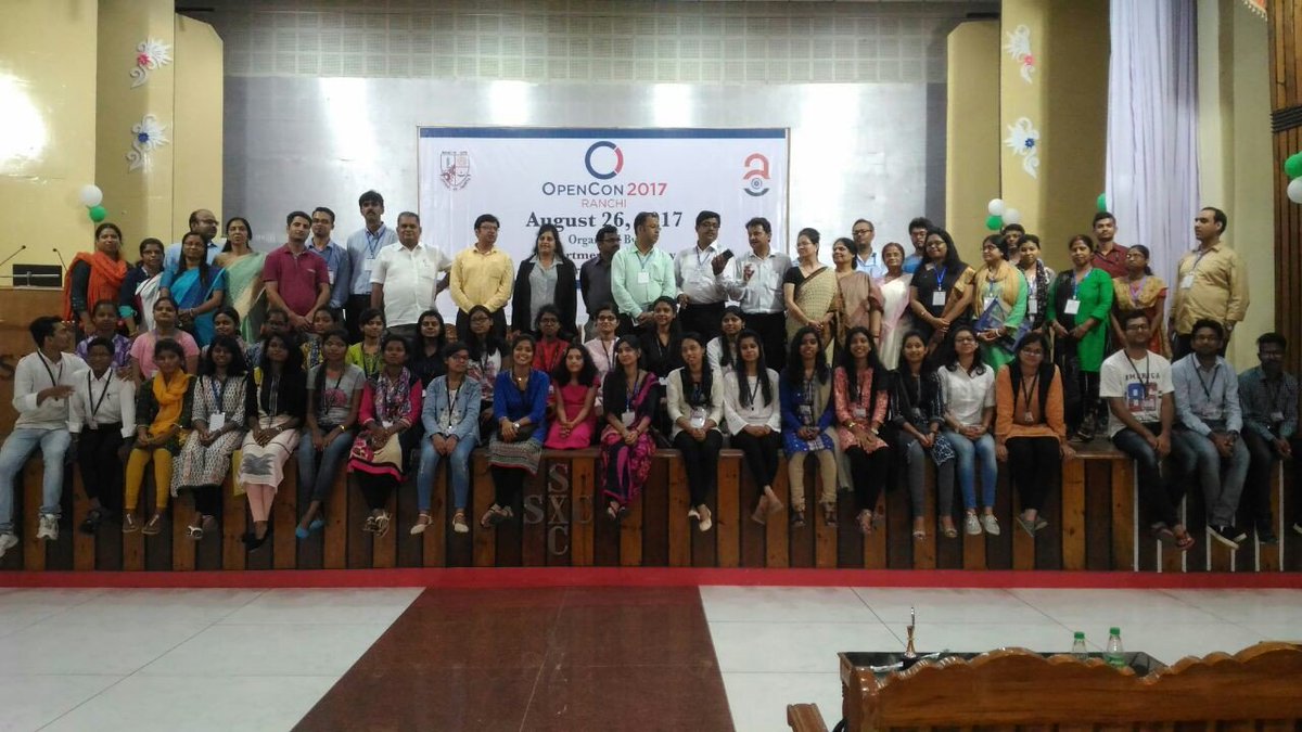Great turn out for #OpenCon 2017 Ranchi, which happened earlier today in India! A big thank you to the organizers for their amazing work!