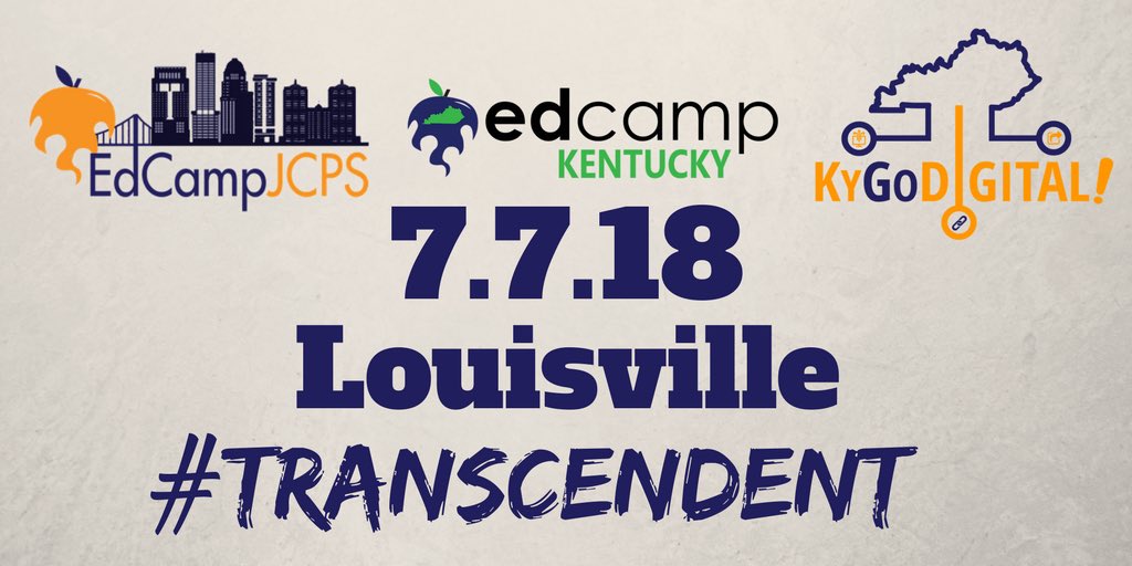 meme3rat's tweet photo. .@mikepaul just dropped the #EDUBOMB - next year. 7/7/18 #EdCampJCPS #edcampky #kygodigital in one place!!!!! https://t.co/DC67h0BmsW