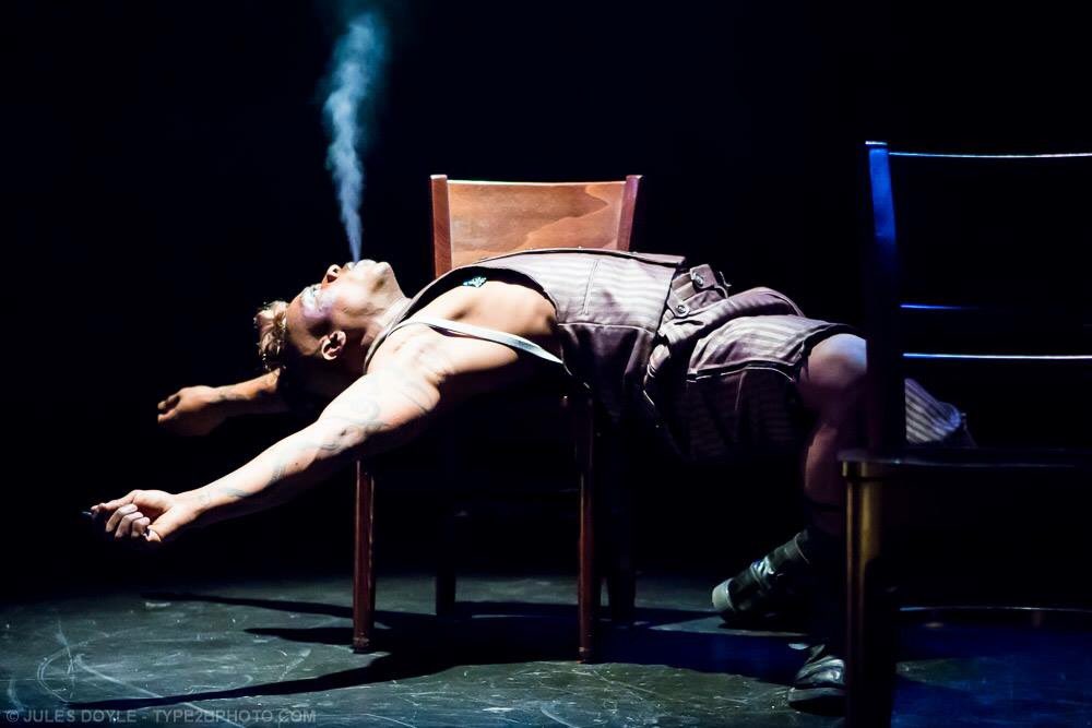 Sep7-9 #RelentlessBurlesque 5-year Fierceversay at <a href="/ToJSeattle/">Theatre Off Jackson</a> starring <a href="/iamraygunn/">Ray Gunn</a> 2016 Ray photo by @AxleAdams TIX relentless2017.bpt.me