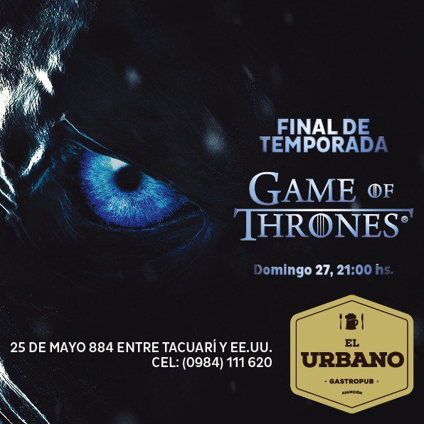 El lobo y el dragón se encuentran con los leones... ¡Y vos lo podes ver en nuestra casa! Te esperamos para ver el capítulo final de #GoT