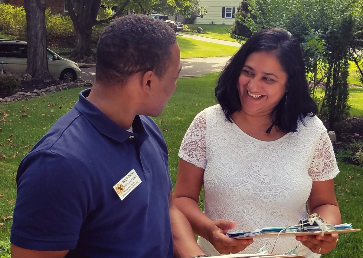 mcdcc's tweet photo. Thanks to @marlinjenkins, @del_cullison, @ShrutiBhatnagr for hosting our D-19 canvass today! Great job everyone! #resistrenew https://t.co/B0DPDRIhET