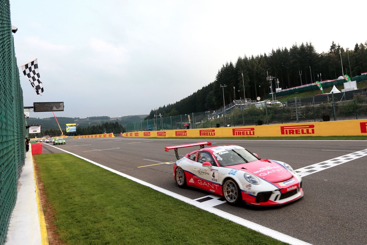 LechnerRacing's tweet photo. Dennis Olsen wins First Race at @circuitspa – Ammermüller in Third Keeps Championship Lead, Full story👉https://t.co/sMF0QP9zo9 #PMSCbar https://t.co/VIw173pJ4c