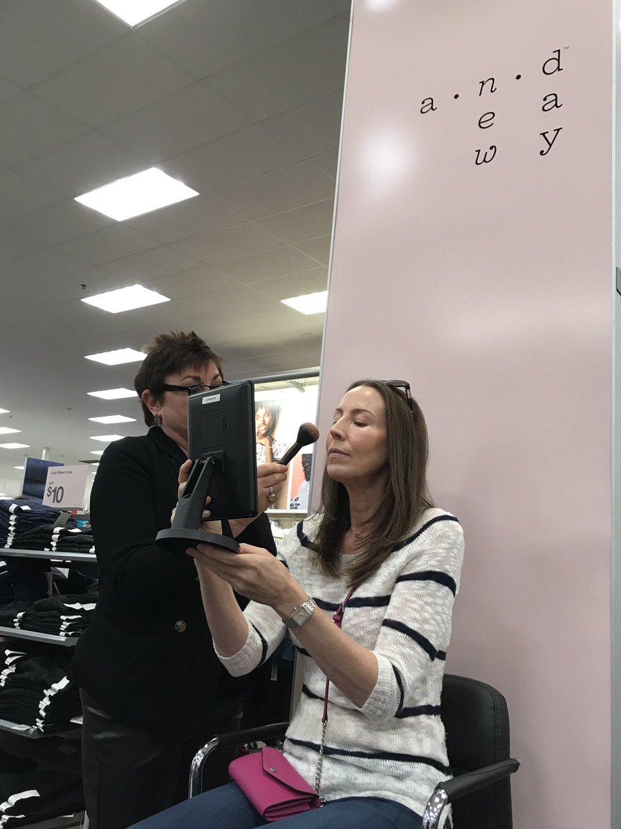 Fashion and cosmetics go hand and hand. Come get a makeover and see our A New Day collection at T1917! 👗💄