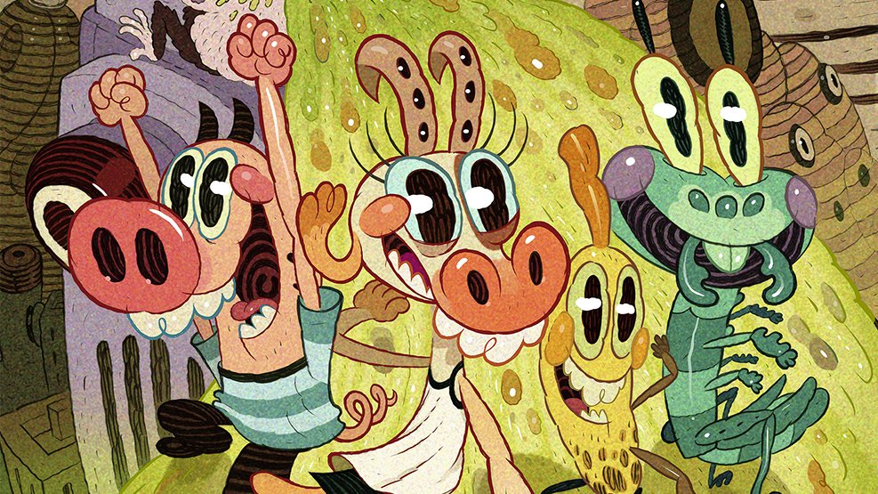 DailyNickNews's tweet photo. #NickFact: Cricket from #PGBG was originally a Mantis, but was changed because of confusion with another Mantis from a Nickelodeon show! https://t.co/EFKhdBapRX