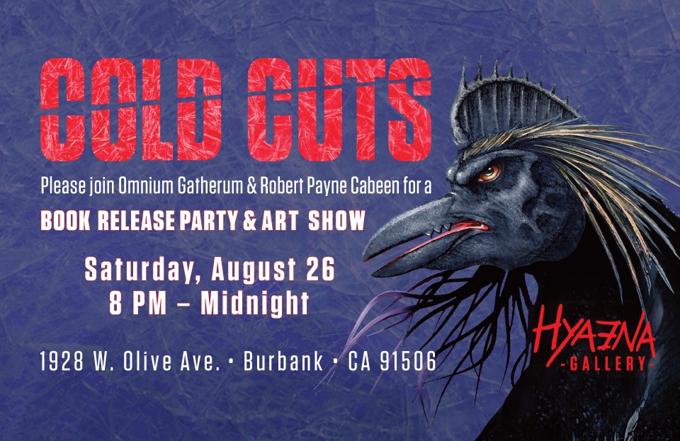 Release Day is Here for Cold Cuts by Robert Payne Cabeen! Get your copy here: amazon.com/Cold-Cuts-Robe…  And/or join us for the release party.
