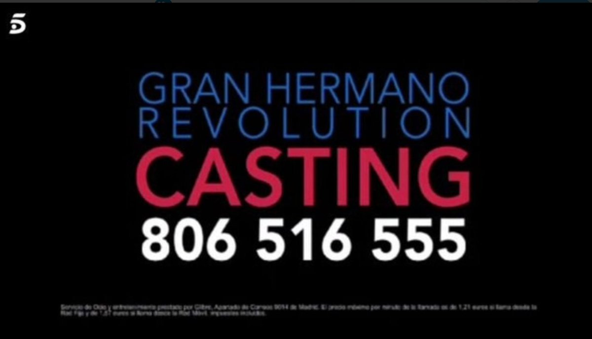 ghoficial's tweet photo. #Quedan5días para tener una oportunidad en el #CastingGH ¿Quieres descubrir lo que se siente cuando te dicen '#EstásDentro'?  #GHRevolution https://t.co/Z600ES5qV1