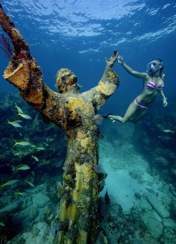 ItsWorldTravels's tweet photo. Christ of the Abyss off the coast of Key Largo, Florida 🙌 https://t.co/HQ4HuYoqvu