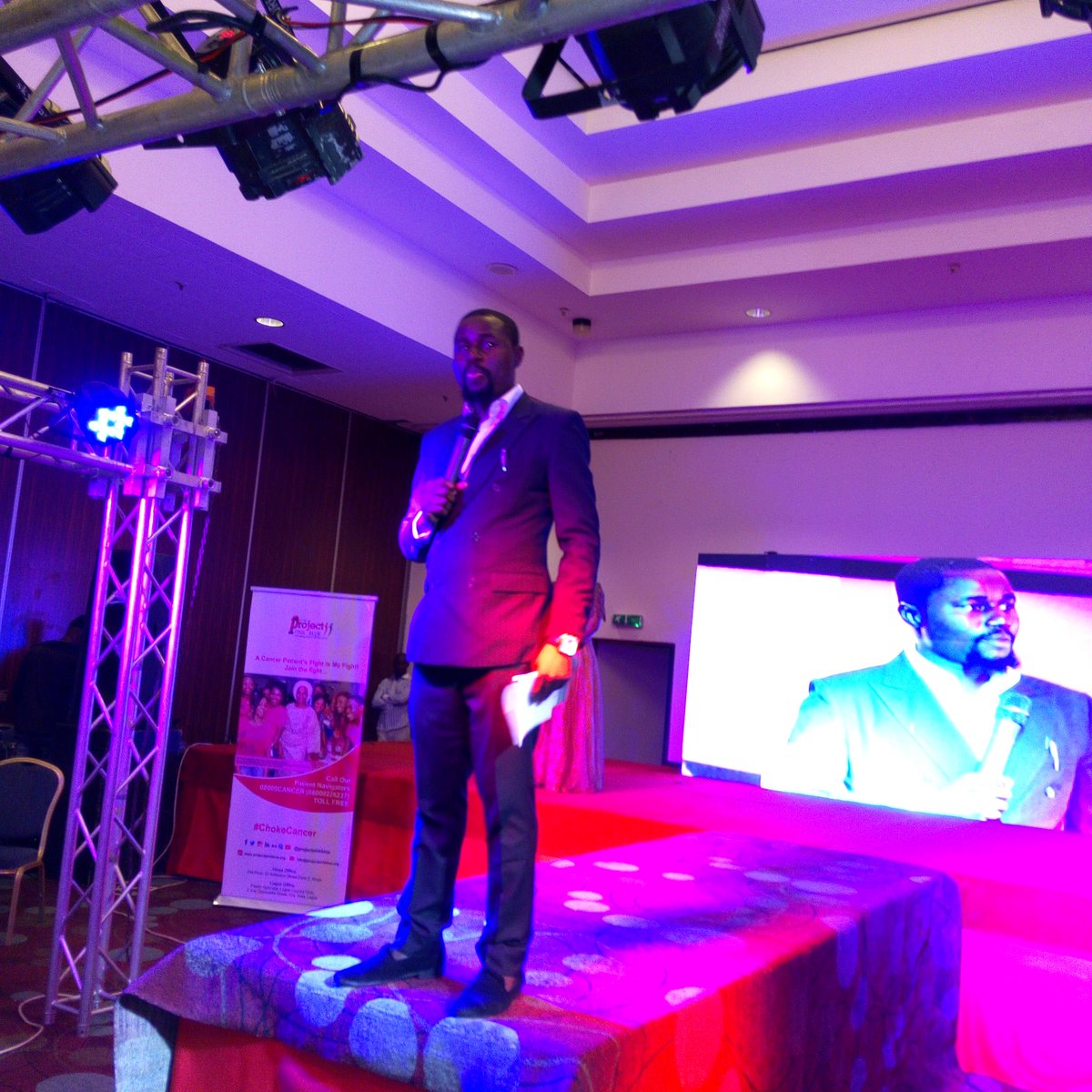misshealthng's tweet photo. Nick Bebiem, founder/ceo of Miss Health Nigeria giving Opening Remark at the 2017 Miss Health Nigeria #misshealth https://t.co/AOKKrco9Dy