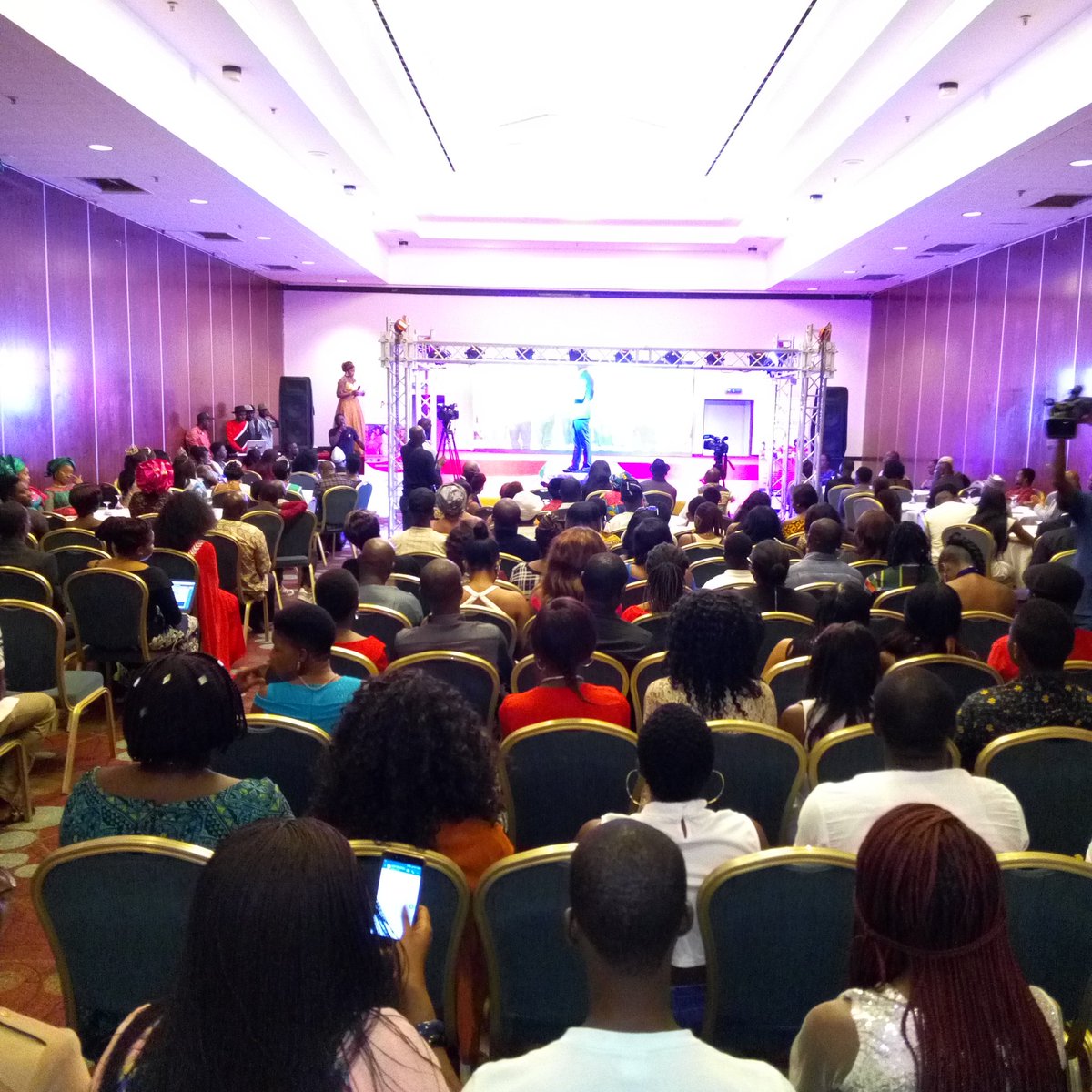 misshealthng's tweet photo. Nick Bebiem, founder/ceo of Miss Health Nigeria giving Opening Remark at the 2017 Miss Health Nigeria #misshealth https://t.co/AOKKrco9Dy