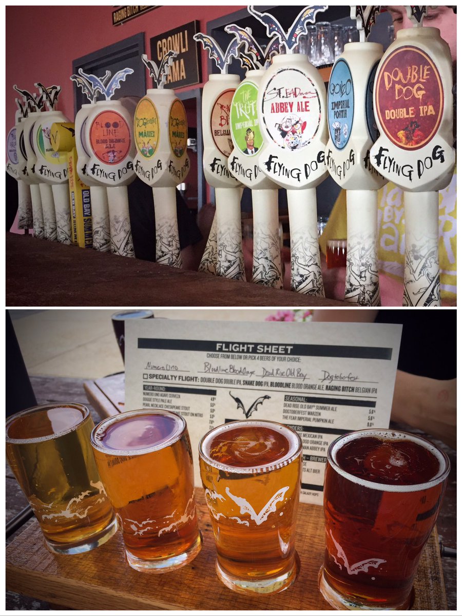 Travel_Dispatch's tweet photo. Great space and great taste for quenching a Saturday thirst! @FlyingDog #VeryHoppyWeVisited https://t.co/HFxnRBq4O2