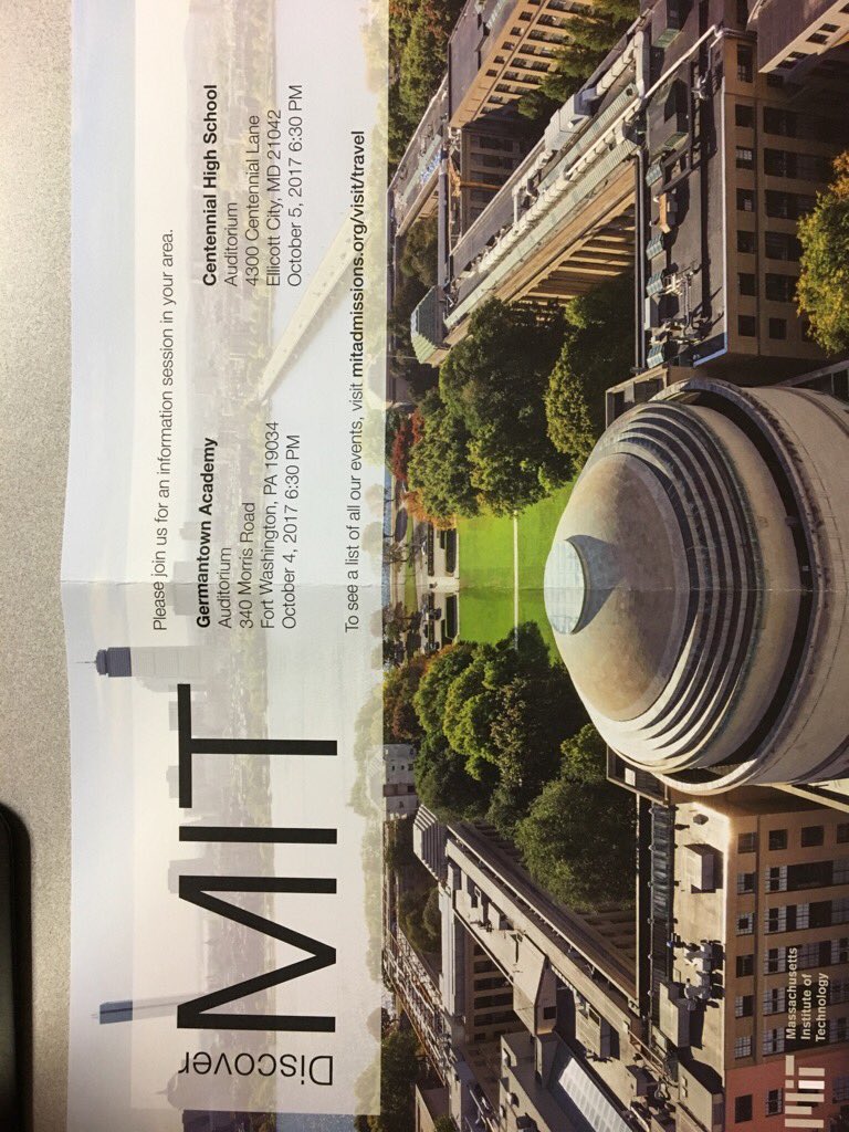CollegeDitsky's tweet photo. @BerksCatholic @HaloBC Saints interested in @MIT ... check out these info opportunities. #SaintsConnect https://t.co/GkCgmkrmiN