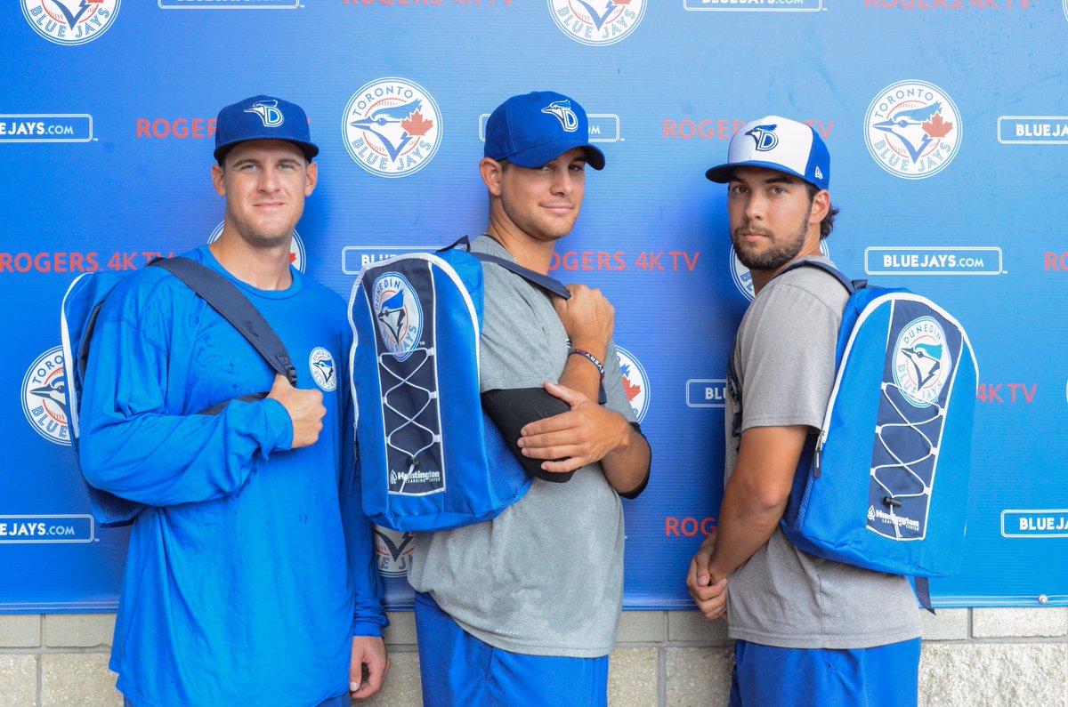 DunedinBlueJays's tweet photo. Gates open in one hour at Florida Auto Exchange Stadium for our Back To School Night backpack giveaway! First pitch at 6:30! https://t.co/wFXNS6ajDM