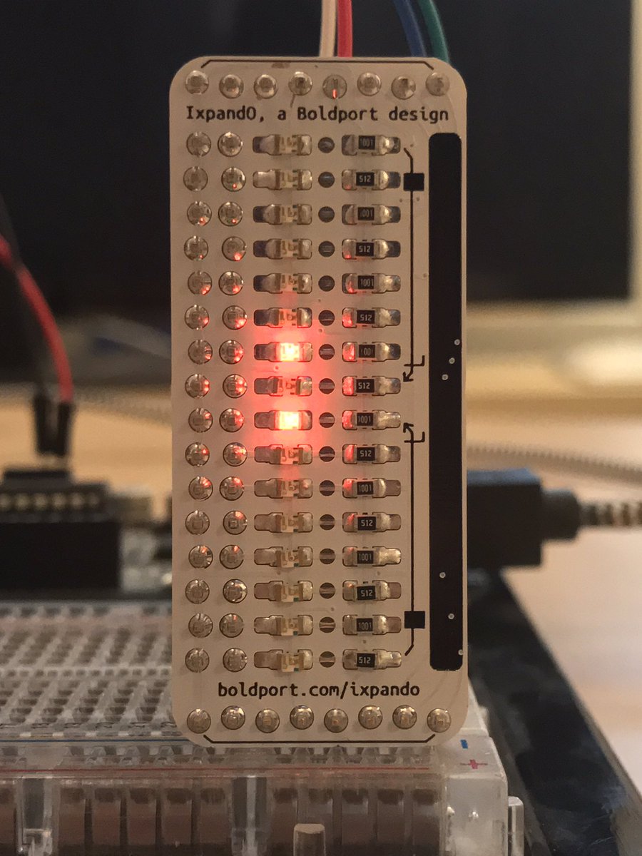 I deviated from the intended build a little bit on this #BoldportClub kit @boldport