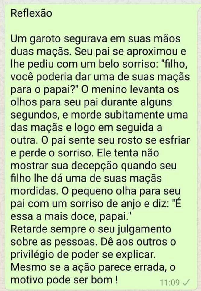 Um ótimo final de semana para os irmãos uma semana de milagres e muitas vitórias Deus abençoe a todos