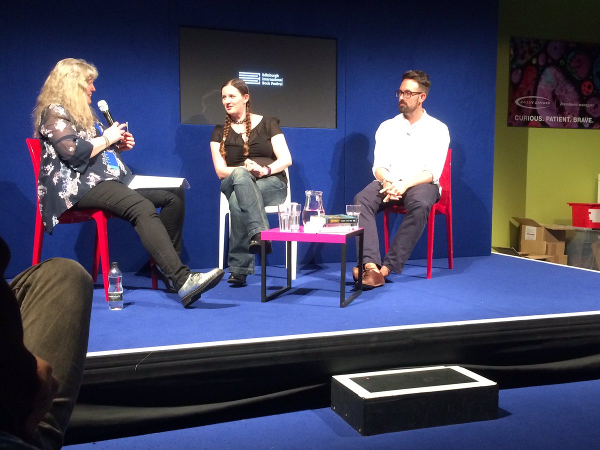 karlacpearce's tweet photo. Fabulous evening @edbookfest with @martinjstewart @mcfall_claire @LariDonWriter Thoroughly enjoyable! #inspiring #RiverKeep #Ferryman https://t.co/DIjgV11hPY