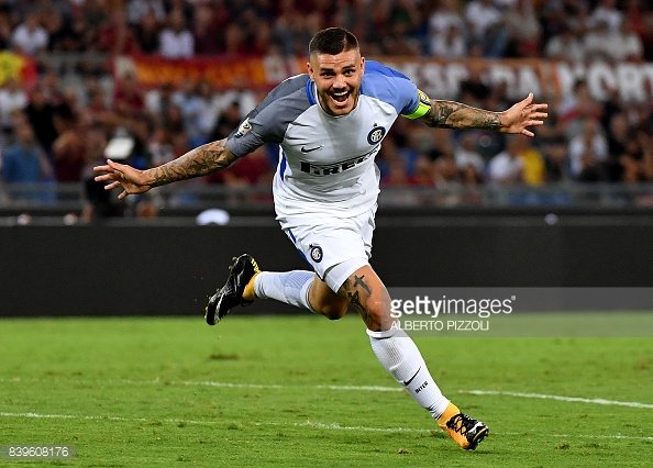 Mauro Icardi (24th).
2 match 4 goals.

BEAST.