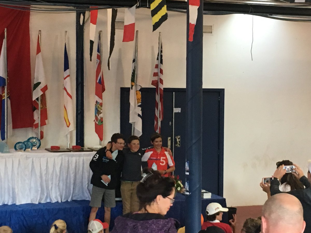 OptiCan2017's tweet photo. Team Racing awards: third place Bay of Quinty https://t.co/xWGpPjLYif