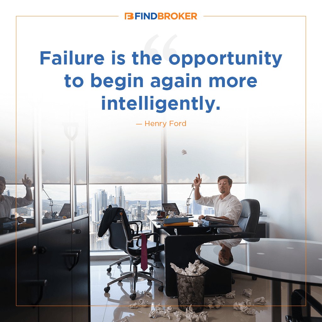 FindBrokerAUS's tweet photo. Failure is not a good reason to stop. https://t.co/jsePi9UWUS