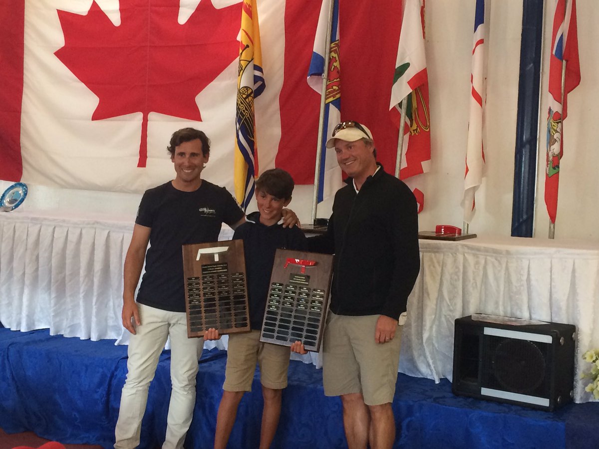 OptiCan2017's tweet photo. Top sailor overall Jack Gogan #RNSYS https://t.co/WgOdry5azn
