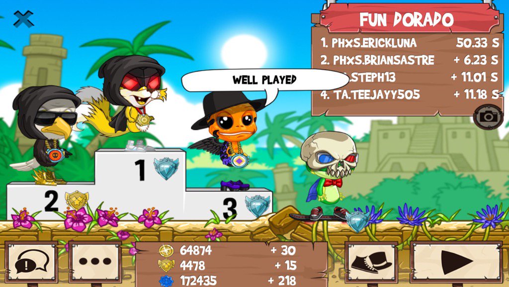 Briansastre's tweet photo. I just played a golden fox! #funrun2 #ERICKLUNA #Steph13 #teejayy505 https://t.co/jXGFTvBsvC