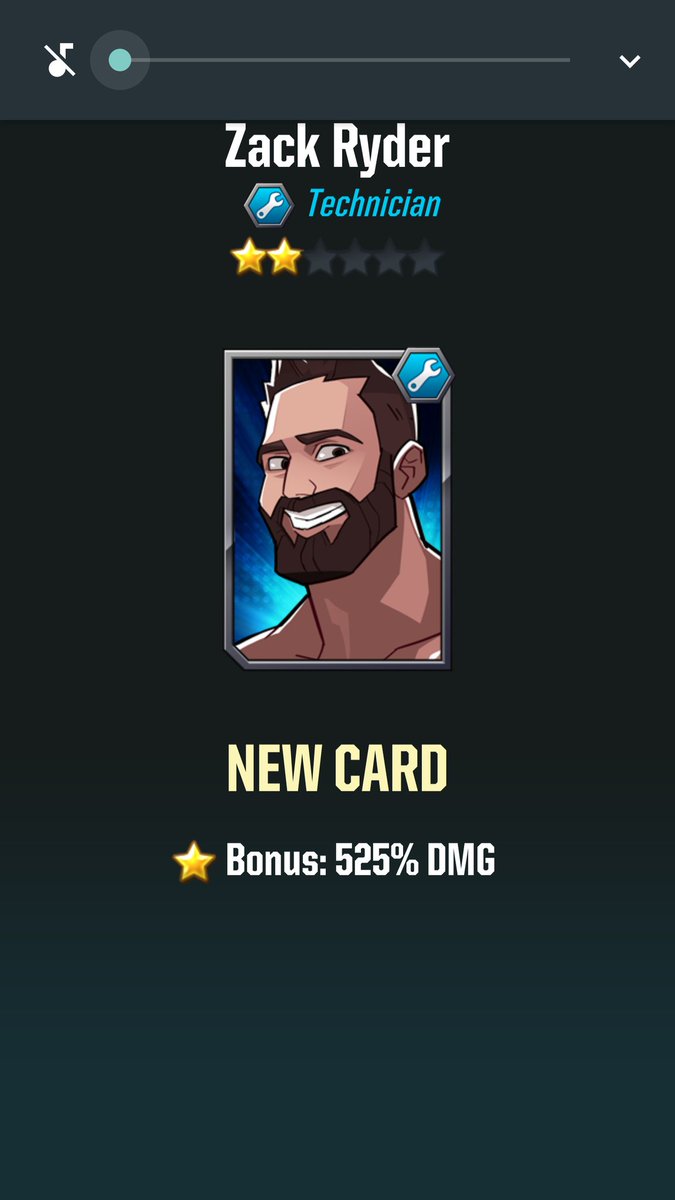 Brauncos30's tweet photo. Woo woo woo just got this sweet new card in #TapMania @ZackRyder https://t.co/ej9g32KkUZ