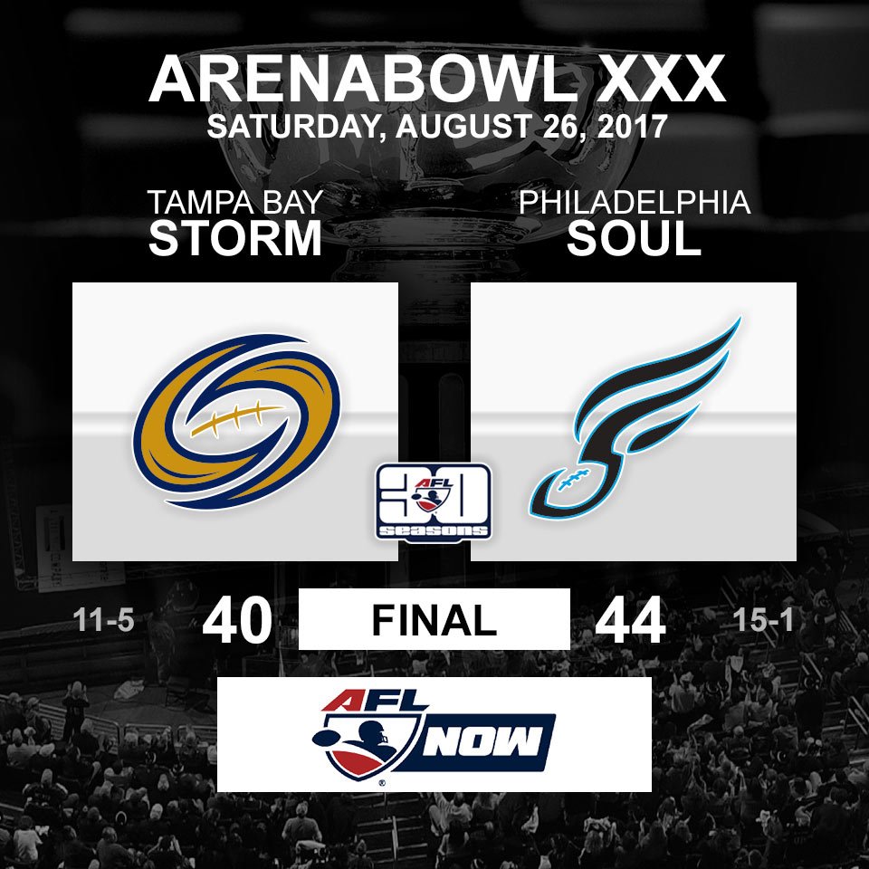 FINAL: PHL 44, TAM 40 #TAMvsPHL #AB30