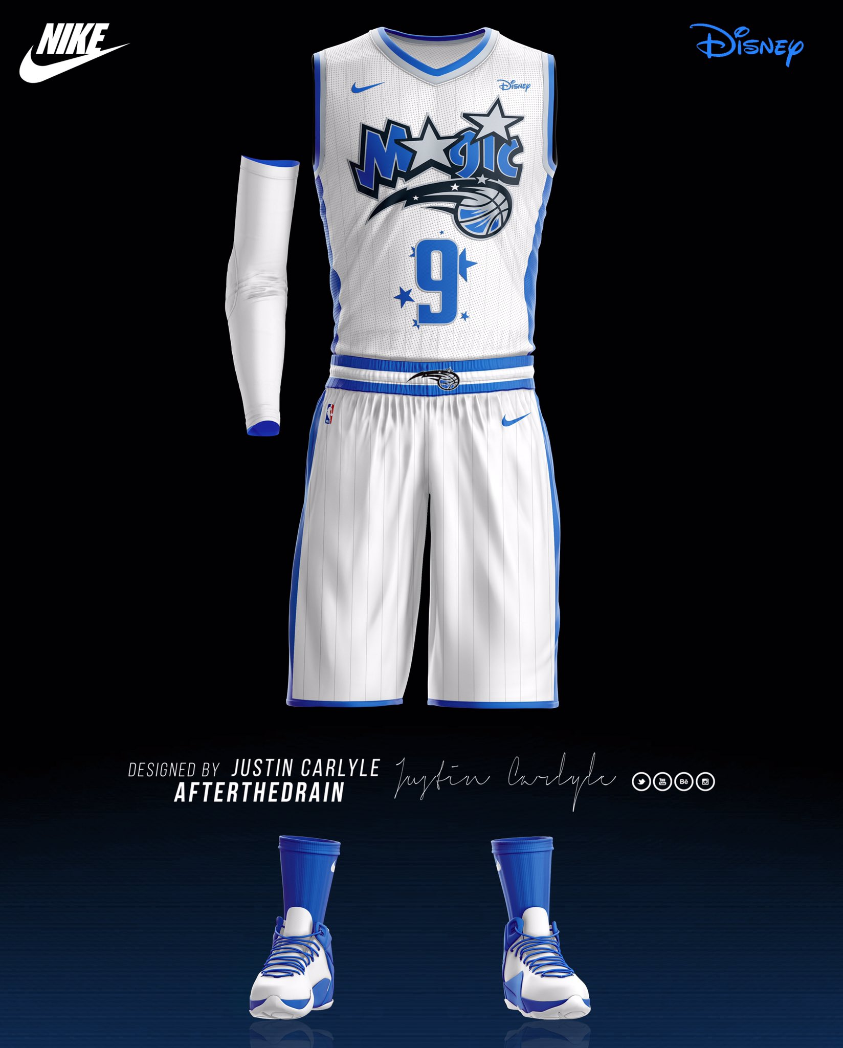 Online graphic designer redesigns Orlando Magic jerseys for Nike