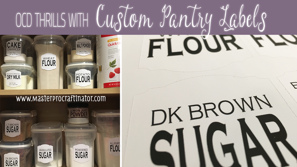 gonecrafting's tweet photo. Beautify your pantry with baking supply labels https://t.co/U740NVIykY #organization https://t.co/FoWVS7P9xN