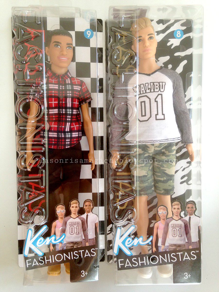 SonrisaTweets's tweet photo. Ken Fashionistas 8 &amp; 9 broad &amp; slim dolls. #kenbroad #kenslim #kendoll #kenfashionistas #ken2017 #lasonrisamagica
https://t.co/KxiBOvCbZa https://t.co/dy5RqMHd0T