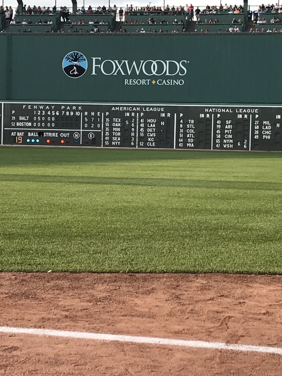 carrie4502's tweet photo. For someone that's not exactly a #RedSox fan, I am loving #Fenway and sitting sooo close! #IAmHereForWork #SaturdayAfternoonGroove https://t.co/hs6n7D5AFE