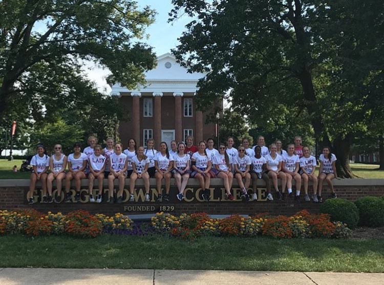 ScottCoSoccer's tweet photo. The Scott County Lady Cardinals before the @finleyforSIDS 5K race today! Good luck to all the girls as they #RaceForACure https://t.co/o6MVwuDJNX