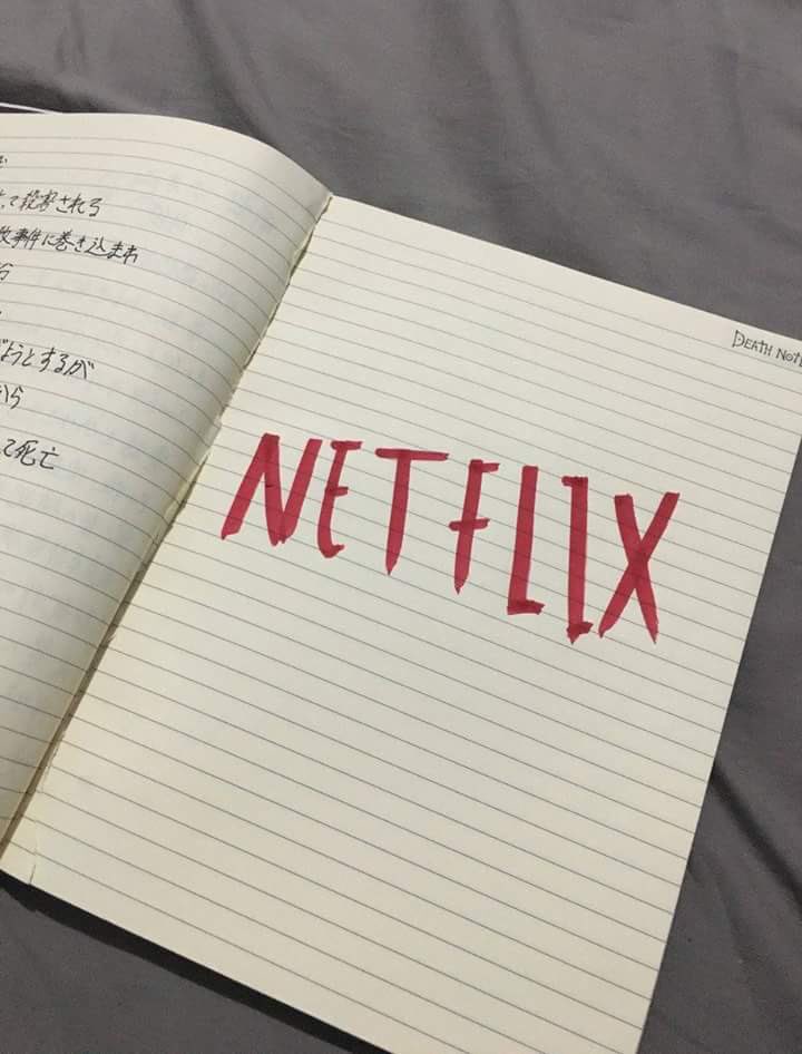 Hey <a href="/netflix/">Netflix</a> , can u add "parody" to the death note movie bc this suck. Thanks.  #NetflixDeathNote