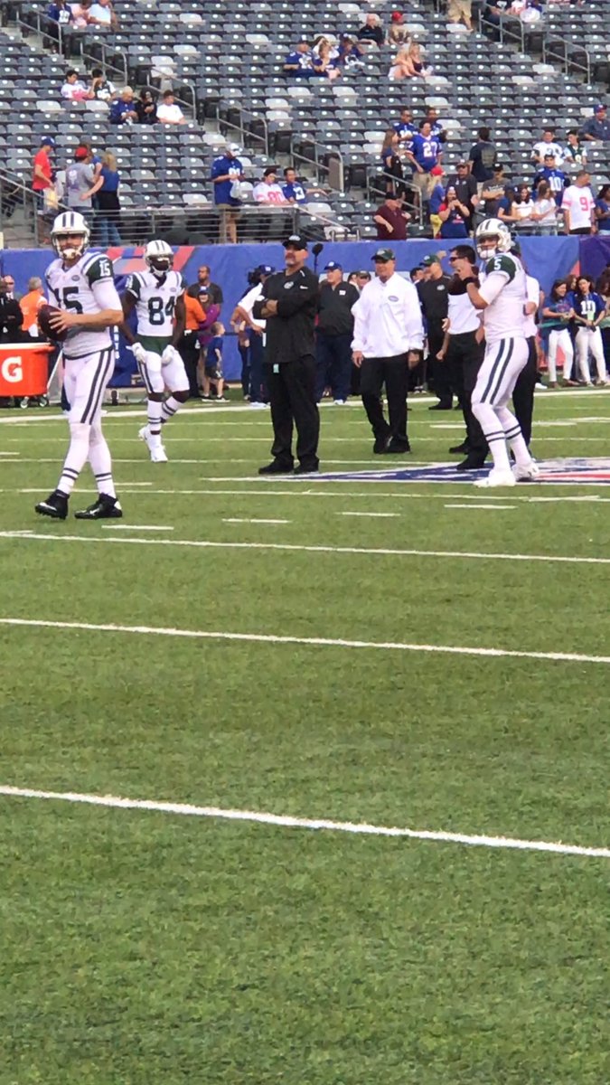 Turn2Podcast's tweet photo. Toughest QB competition in the #NFL as the #NYJvsNYG is set to kick off. https://t.co/UQA06F4qrH