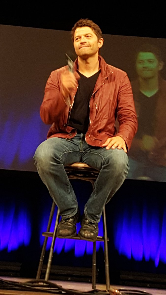 Fangasm on X: Somebody finally told @mishacollins his fly was