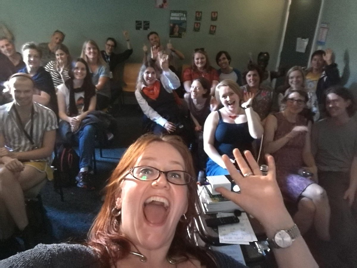 Gorgeous final show at <a href="/BlackMktFringe/">Black Market Fringe</a>! Only one seat free and only one book left unsold! <a href="/PBHSpokenWord/">PBH Spoken Word</a> #EdFringe
